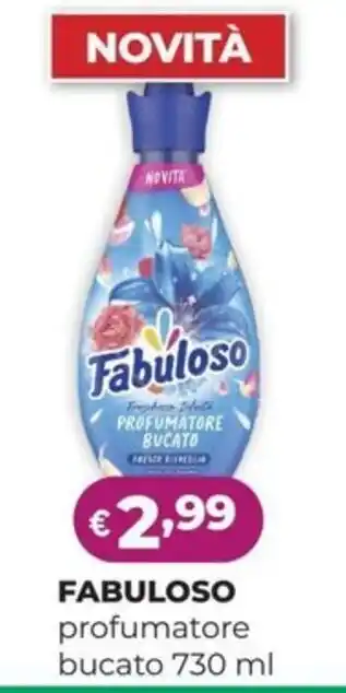 La Saponeria FABULOSO profumatore bucato offerta