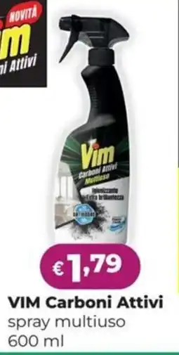 La Saponeria VIM Carboni Attivi spray multiuso offerta