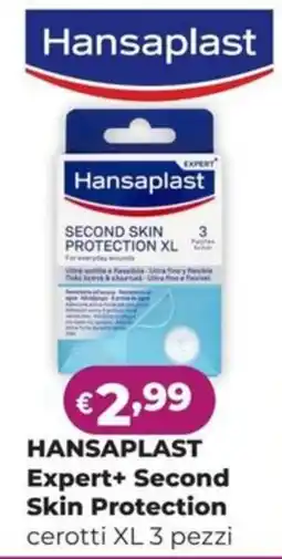 La Saponeria HANSAPLAST Expert+ Second Skin Protection cerotti XL 3 pezzi offerta