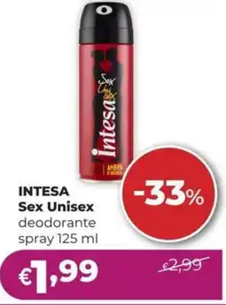 La Saponeria INTESA Sex Unisex deodorante spray offerta