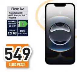 Unieuro iPhone 16e offerta