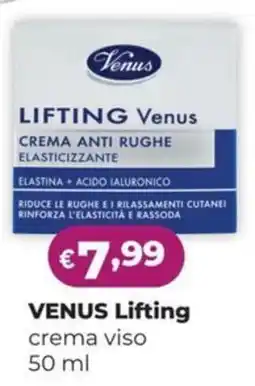 La Saponeria VENUS Lifting crema viso offerta