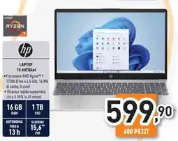 Unieuro hp LAPTOP 15-fc0104nl offerta