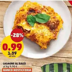 PENNY Lasagne al ragù offerta