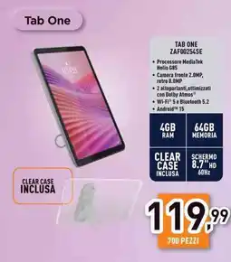 Unieuro TAB ONE ZAFO0254SE offerta