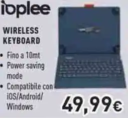 Unieuro Ioplee wireless keyboard offerta