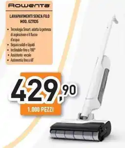 Unieuro Rowenta lavapavimenti senza filo MOD. G27035 offerta