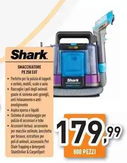 Unieuro Shark smacchiatore PX 250 EUT offerta