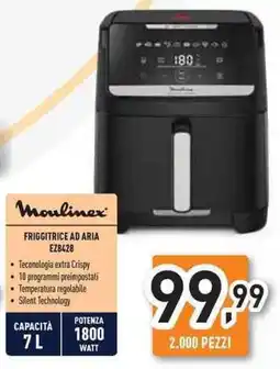 Unieuro Moulinex friggitrice ad aria EZ8428 offerta