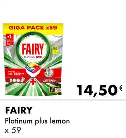 Iper Tosano FAIRY Platinum plus lemon x 59 offerta
