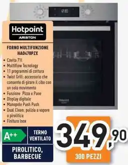 Unieuro Hotpoint ARISTON FORNO MULTIFUNZIONE HA0478PZX offerta