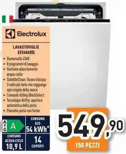 Unieuro Electrolux LAVASTOVIGLIE EES68600L offerta