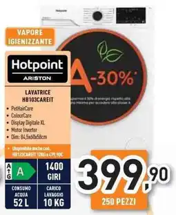 Unieuro Hotpoint ARISTON LAVATRICE HB103CAREIT offerta