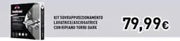 Unieuro Meliconi kit sovrapposizionamento lavatrice/asciugatrice con ripiano torre dark offerta