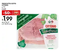 Bennet Prosciutto cotto CITTERIO offerta
