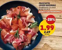 PENNY Prosciutto crudo nazionale offerta