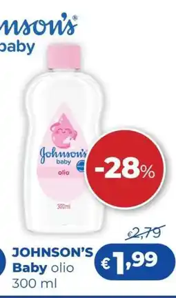 Acqua & Sapone JOHNSON'S Baby olio 300 ml offerta