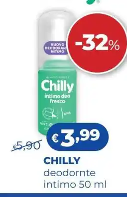 Acqua & Sapone CHILLY deodorante intimo 50 ml offerta