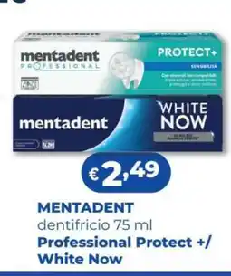 Acqua & Sapone MENTADENT dentifricio 75 ml offerta
