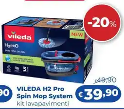 Acqua & Sapone VILEDA H2 Pro Spin Mop System offerta