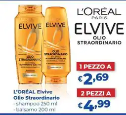 Acqua & Sapone L’Oreal Elvive Olio straordinario offerta