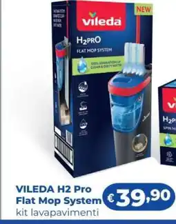 Acqua & Sapone VILEDA H2 Pro Flat Mop System offerta