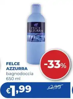 Acqua & Sapone FELCE AZZURRA bagnodoccia 650 ml offerta