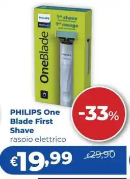 Acqua & Sapone PHILIPS One Blade First Shave offerta