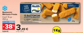Carrefour Bastoncini Merluzzo Frosta offerta