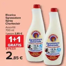 Carrefour Ricarica Sgrassatore Spray Chanteclair offerta