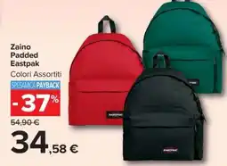 Carrefour ZAINO PADDED EASTPAK offerta