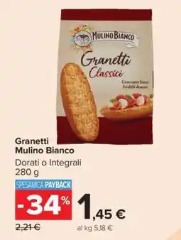Carrefour GRANETTI MULINO BIANCO offerta