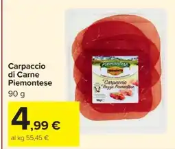 Carrefour Carpaccio di Carne Piemontese offerta