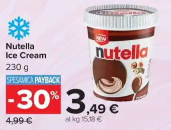 Carrefour Nutella Ice Cream offerta