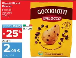 Carrefour Biscotti Ricchi Balocco offerta
