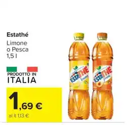 Carrefour Estathé Limone o Pesca 1,5 l offerta