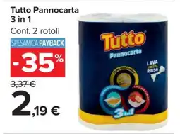 Carrefour Tutto Pannocarta 3 in 1 offerta