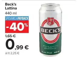 Carrefour Beck’s Lattina offerta