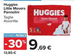 Carrefour Huggies Little Movers Pannolini offerta