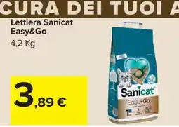 Carrefour Lettiera Sanicat Easy&Go offerta