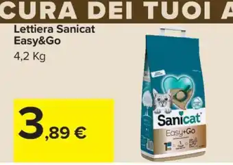 Carrefour Lettiera Sanicat Easy&Go offerta