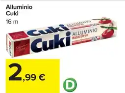 Carrefour ALLUMINIO CUKI offerta