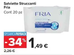 Carrefour Salviette Struccanti Fria offerta