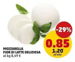 PENNY Mozzarella fior di latte deliziosa offerta