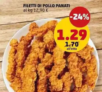PENNY Filetti di pollo panati offerta