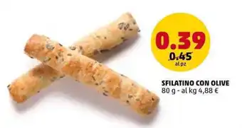 PENNY Sfilatino con olive offerta