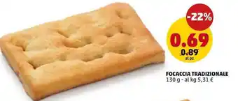 PENNY Focaccia tradizionale offerta