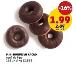 PENNY Mini donuts al cacao offerta