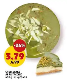 PENNY Cheesecake al pistacchio offerta