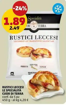 PENNY Rustici leccesi LE SPECIALITÀ CUOR DI TERRA offerta